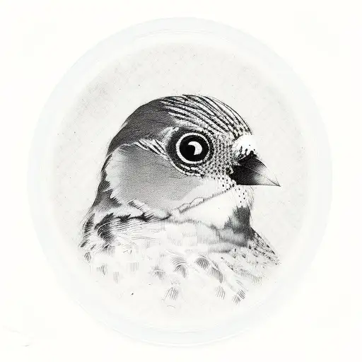 Polaroid Picture With Bird