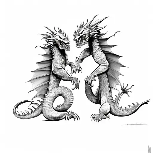 Dragon Fight With Tiger