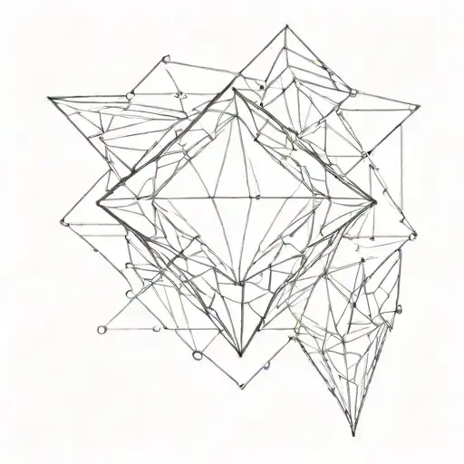 Diamond Shaped Line Outlining