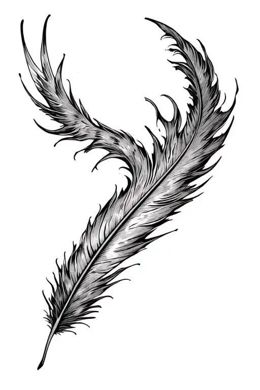 Phoenix's Feather From Ash