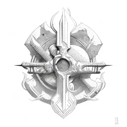 Valhalla Word Art For Back