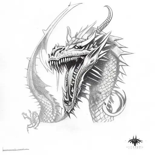 The Witcher With A Dragon