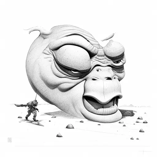 An Ogre Doing Tactical Training In A New Mexico Desert