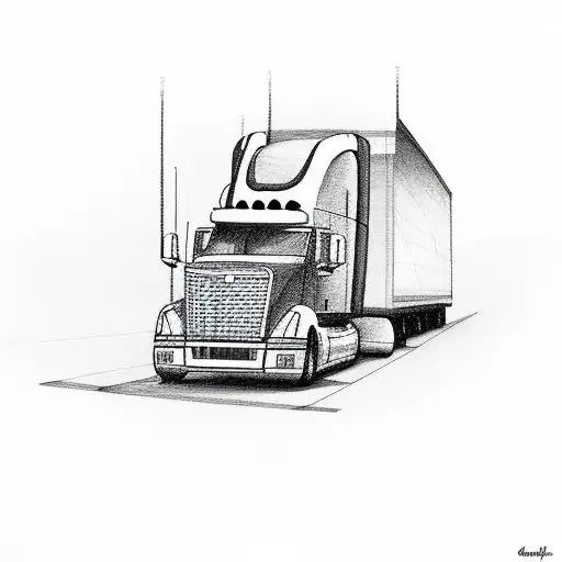 Semi Truck & Guitar Combined