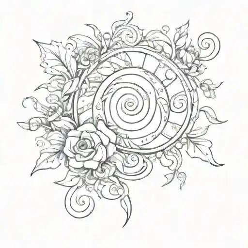 Floral Spiral Band