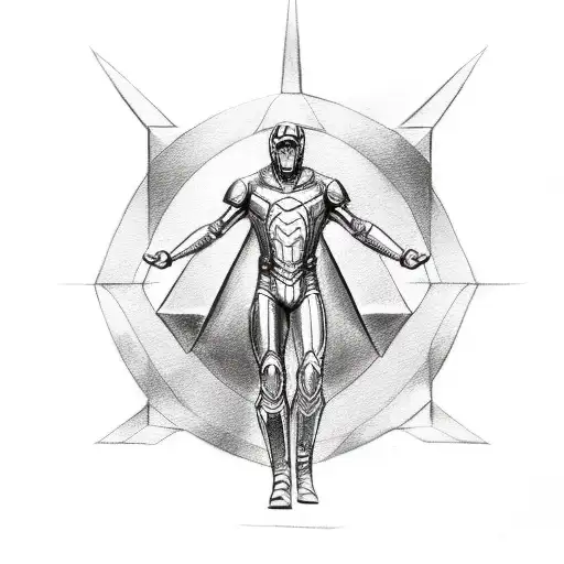 Bolt Symbol On The Leg