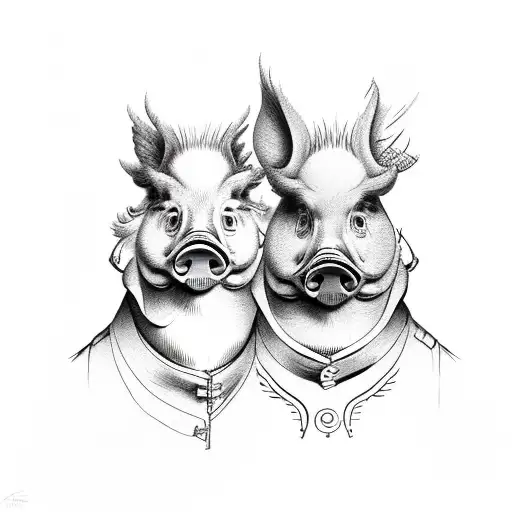 Pig And Rooster