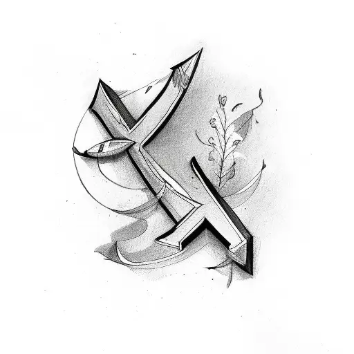 Arrow With The Word Family