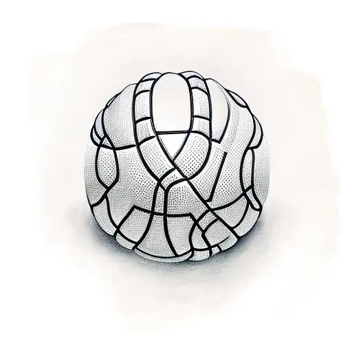 An Acoustic Guitar With Basketballs As The Sound Holes