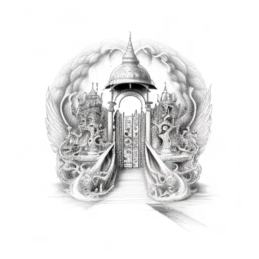 Heaven And Hell With One Gate