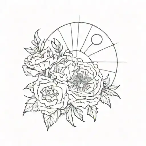 Carnation And Sun And Moon