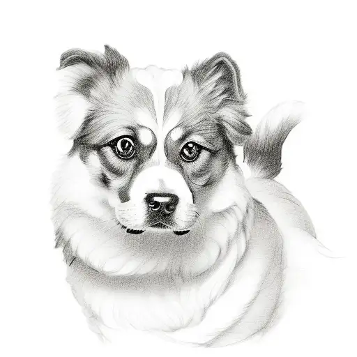 Staffordshire Porcelain Dog