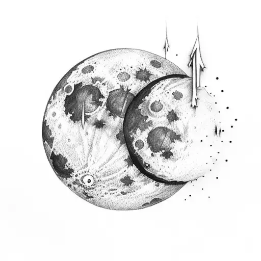 Moon Melting Like Edgy Pain