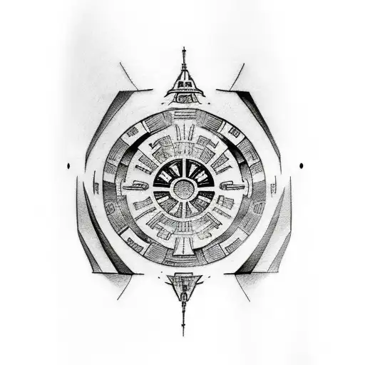 Star Wars Tattoo Incorporating The Jedi Order Symbol