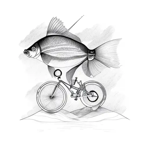 Fish Pedaling Bicycle