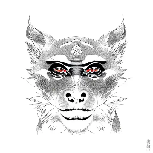 Japanese Dog Monkey Ox Rat Tiger