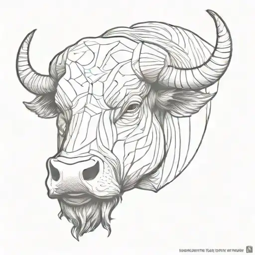 Bull Head Front View