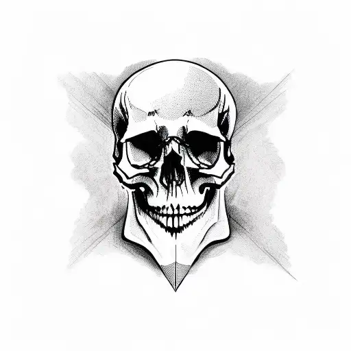 Skull With Bones