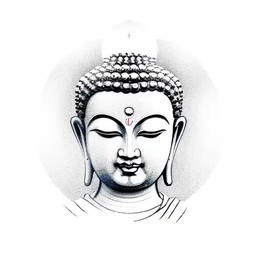 Buddha Cross Legged Head Down