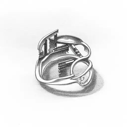 Three Old Keys On A Ring