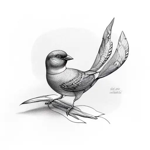 Bird With Background