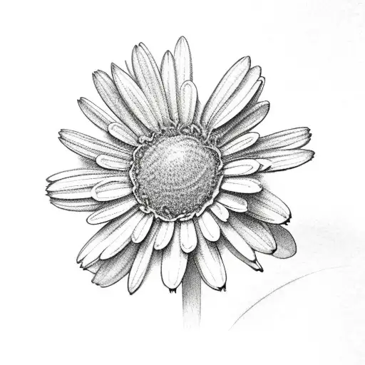 Marigold And Daisy Stem