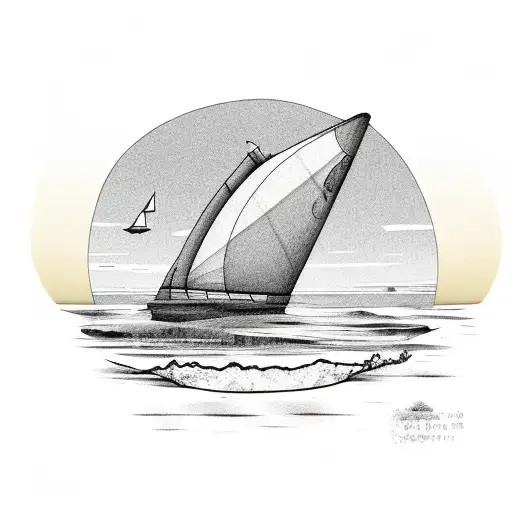 Beach With Sunset Forearm