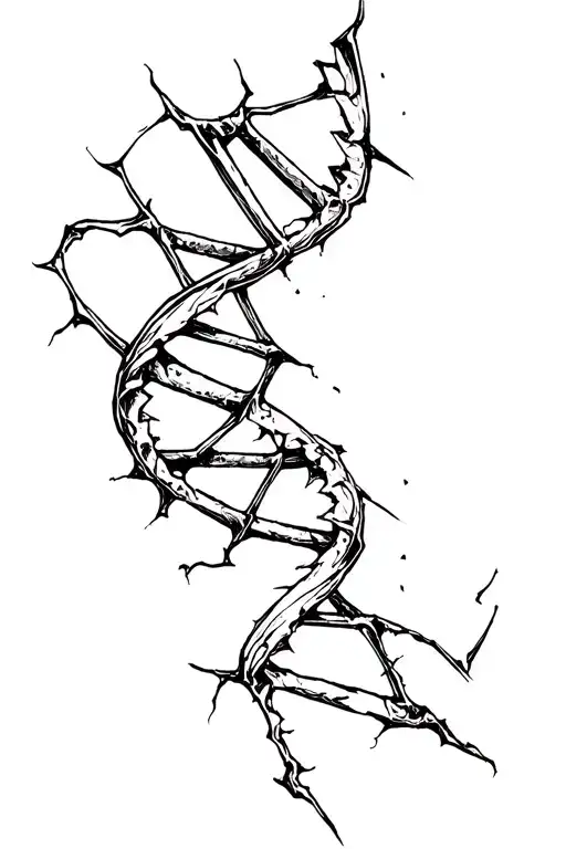 Broken Dna Strand