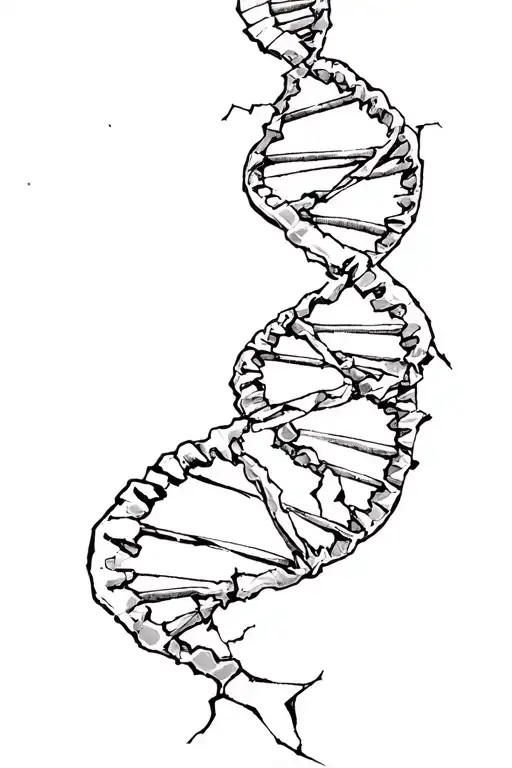 Broken Dna Strand