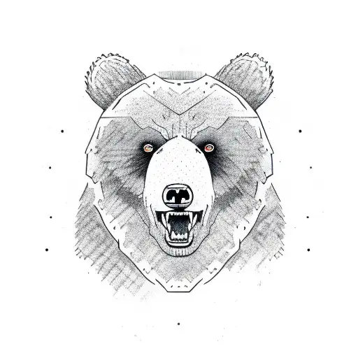 Angry Bear Head Lines