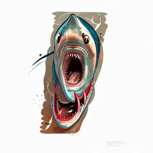A Shark With Its Mouth Open