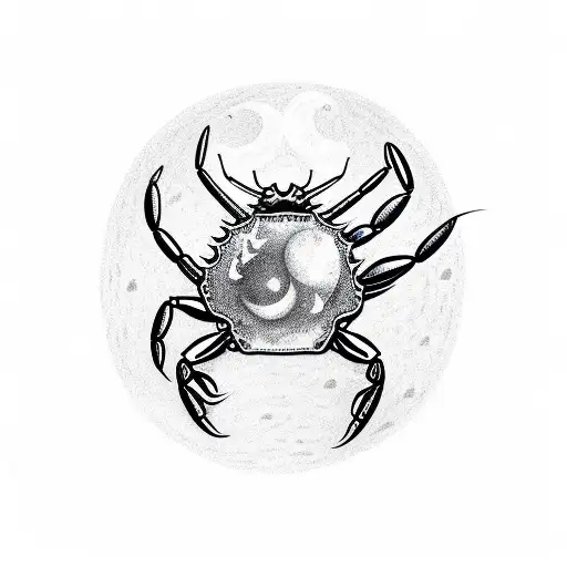 Crab With Moon