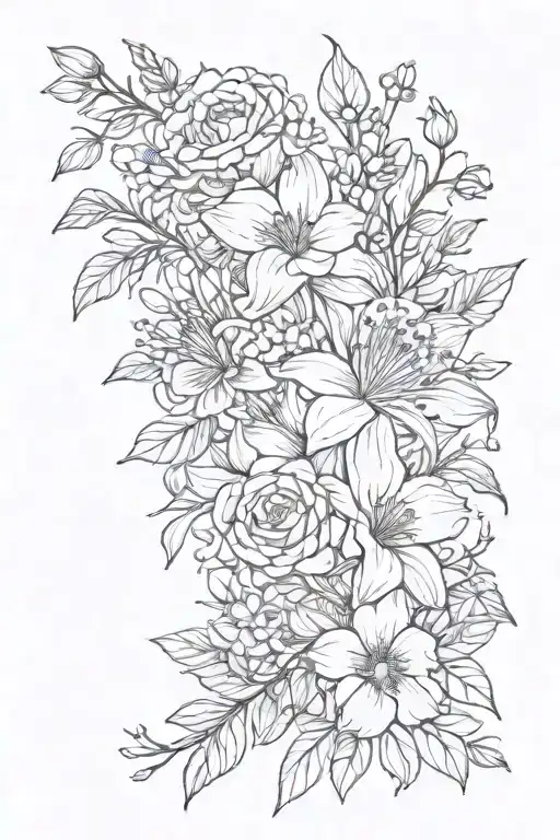 Birth Flower Bouquet