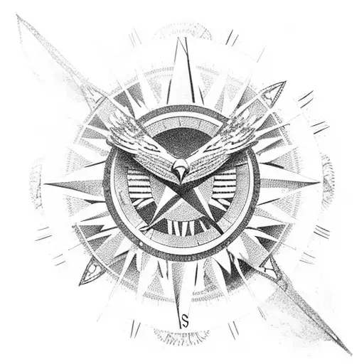 Eagle Compass Military Magic
