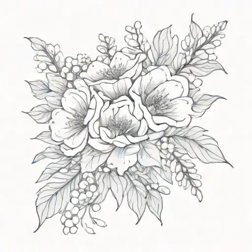 Birth Flower Bouquet