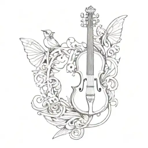 Swoard And Music Cleft