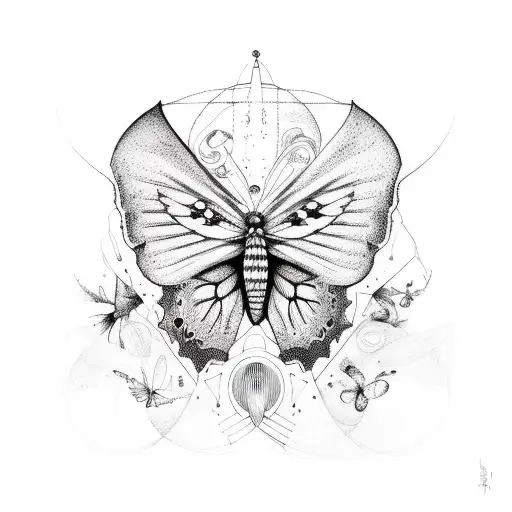 Aquarius And Butterfly