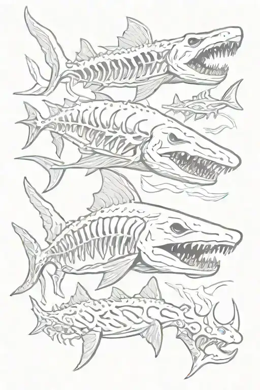 Wobbegong Shark Skeleton