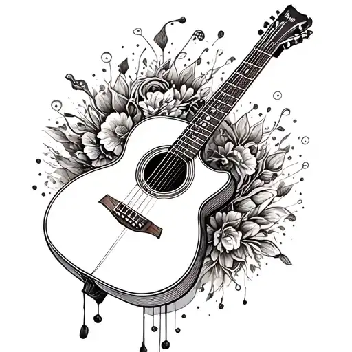 Fine Line Acoustic Guitar