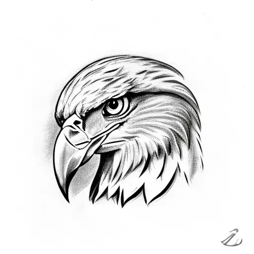 Letter W With Eagle Body