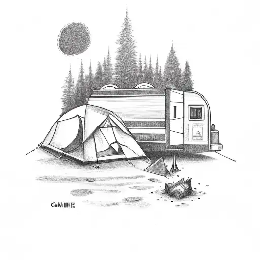 Camping With Camp Fire