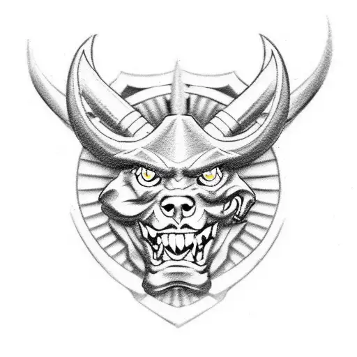 Marine Corps Devil Dog Tattoo That's Modern