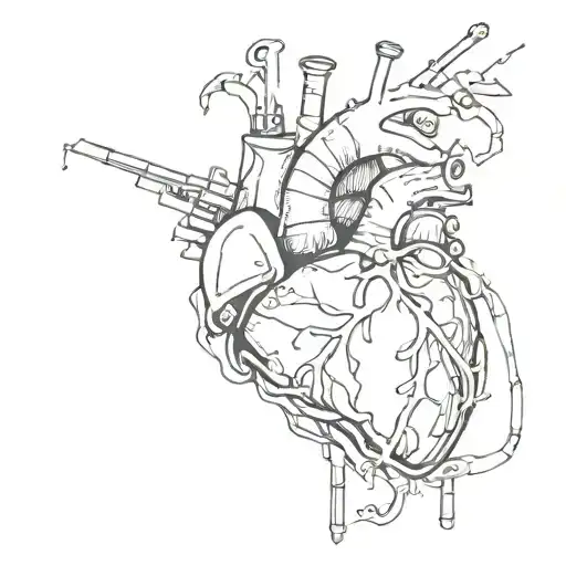 Broken Heart With Bullet