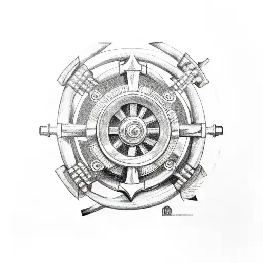 Anchor With Gearwheel