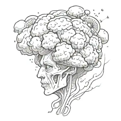 A Brain That Explodes Like The Mushroom Cloud Of An Atomic Bomb