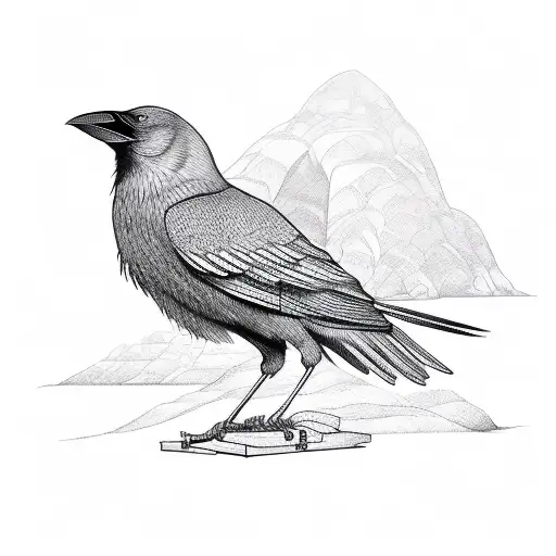 Crow In The Ark Forest