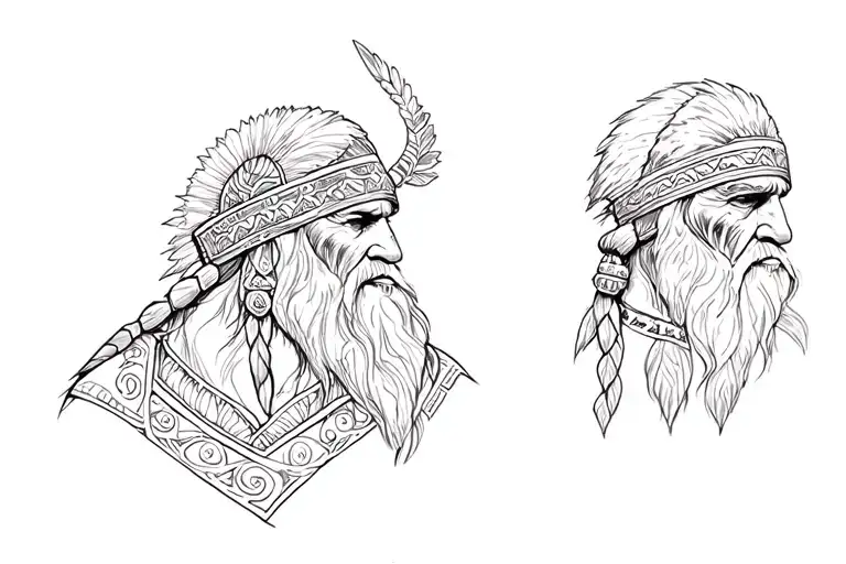 Viking And Yaqui Indian Culture