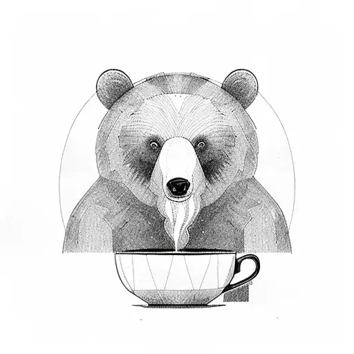 Bear With A Cup Of Tea