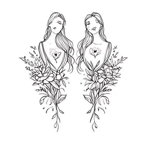 Matching Best Friend Tattoos Inspired