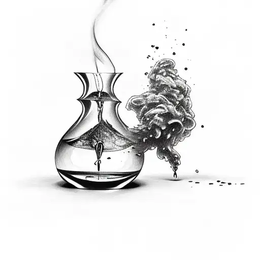 Hourglass With Smoke